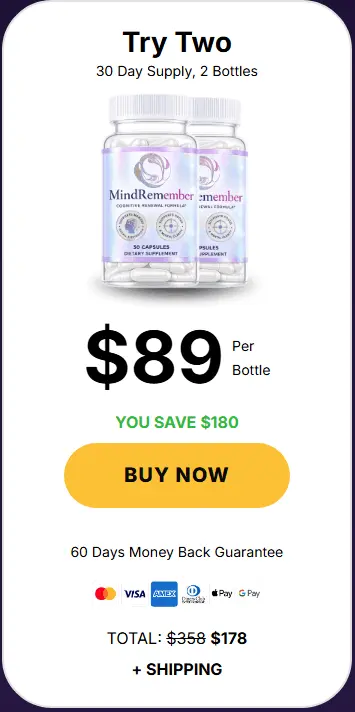 Buy MindRemember 1 Bottle